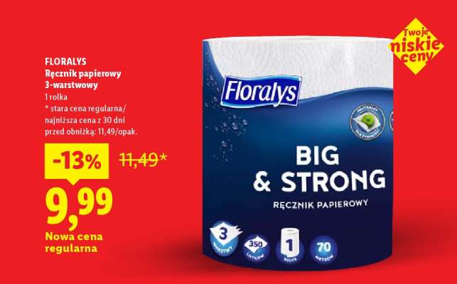 FLORALYS Ręcznik papierowy 3-warstwowy