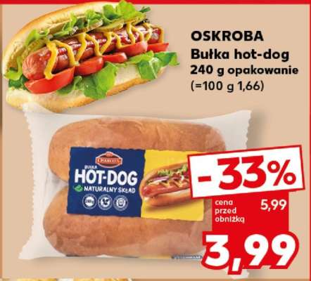 OSKROBA Bułka hot dog