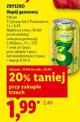 ZBYSZKO Napój gazowany