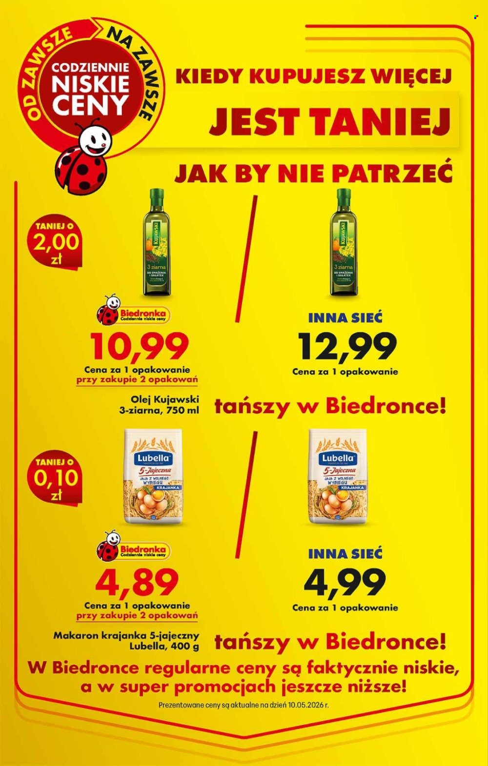 Leták Biedronka. Strana 1