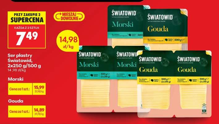 Ser plastry Światowid 2x250 g / 500 g