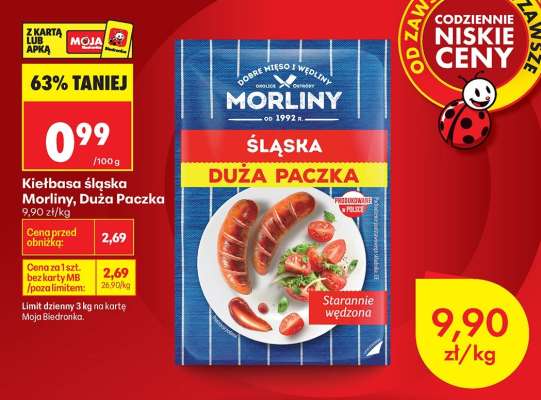 Kiełbasa śląska Morliny Duża Paczka