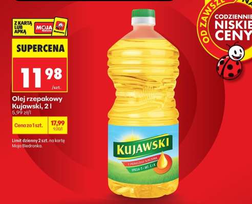 Olej rzepakowy Kujawski, 2 l