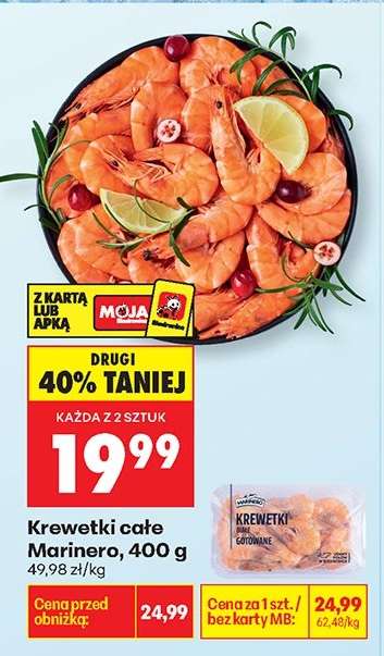 Krewetki całe Marinero 400 g