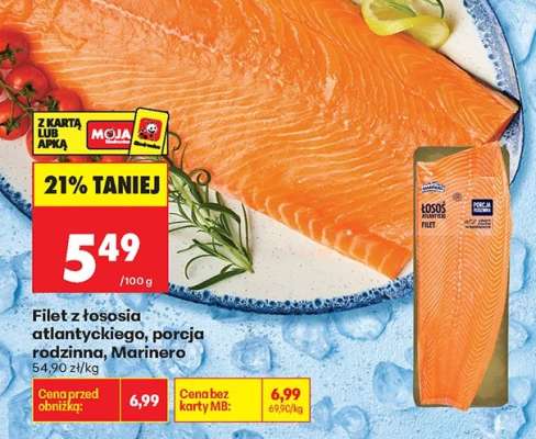 Filet z łososia atlantyckiego porcja rodzinna Marinero