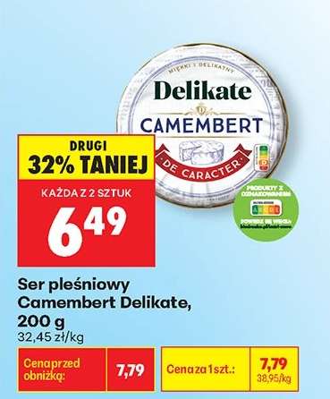 Ser pleśniowy Camembert Delikate, 200 g