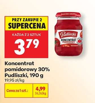 Koncentrat pomidorowy 30% Pudliszki, 190 g