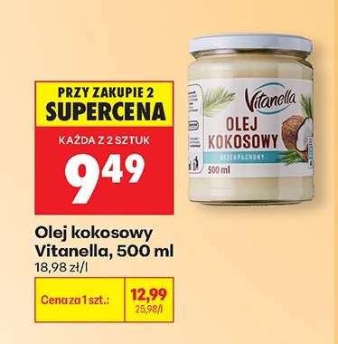 Olej kokosowy Vitanella , 500 ml
