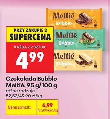 Czekolada Bubblo Meltié, 95 g/100 g