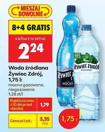 Woda źródlana Żywiec Zdrój, 1,75 l