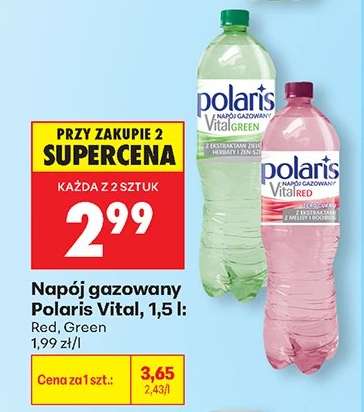 Napój gazowany Polaris Vital, 1,5 l