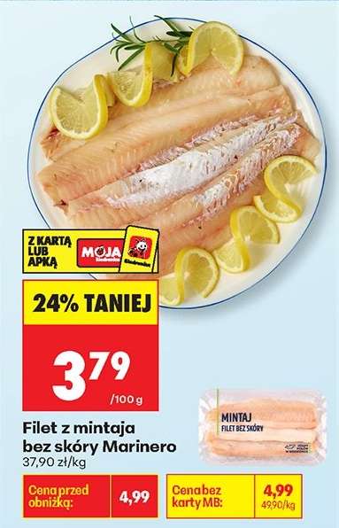 Filet z mintaja bez skóry Marinero