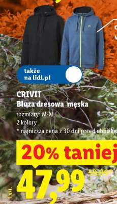 CRIVIT Bluza dresowa męska