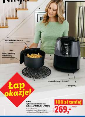 NINJA Frytkownica beztłuszczowa Air Fryer AF100EU