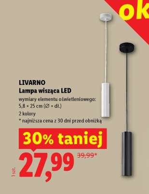 LIVARNO Lampa wisząca LED