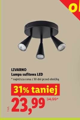 LIVARNO Lampa sufitowa LED