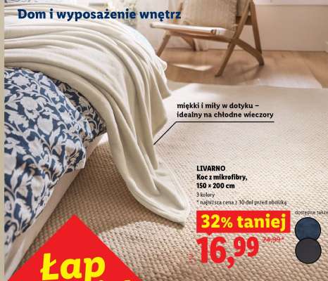 LIVARNO Koc z mikrofibry