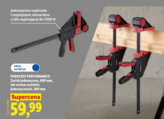 PARKSIDE PERFORMANCE Zacisk jednoręczny