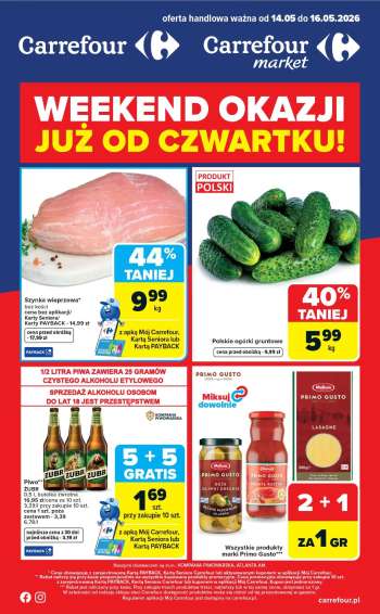 Gazetka Carrefour - 14.05.2026 - 16.05.2026.