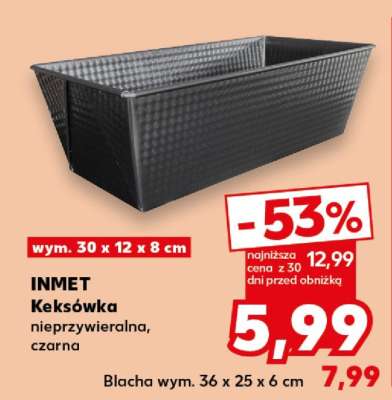 INMET Keksówka nieprzywieralna, czarna