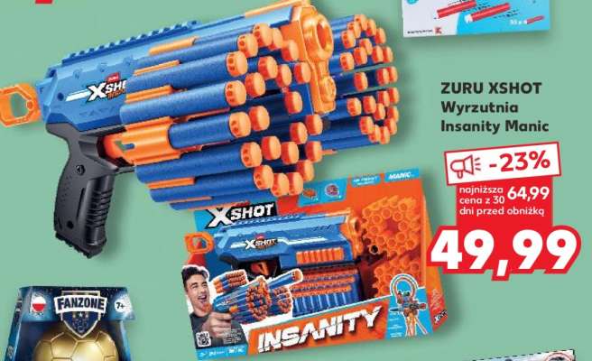 ZURU XSHOT Wyrzutnia Insanity Manic