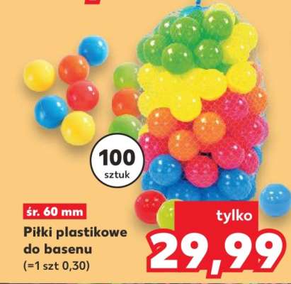 Piłki plastikowe do basenu