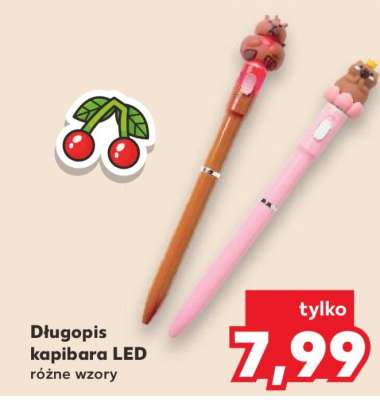 Długopis kapibara LED