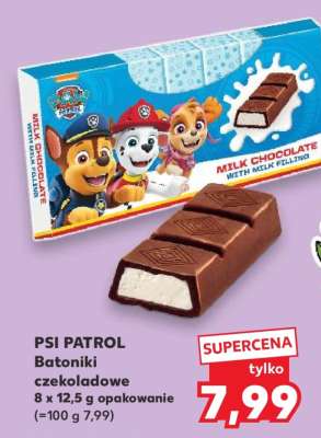 PSI PATROL Batoniki czekoladowe