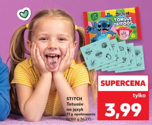 STITCH Tatuaże na język