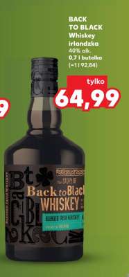 BACK TO BLACK Whiskey irlandzka