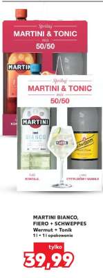 MARTINI BIANCO, FIERO + SCHWEPPES