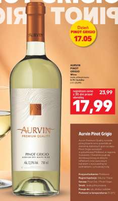 AURVIN PINOT GRIGIO