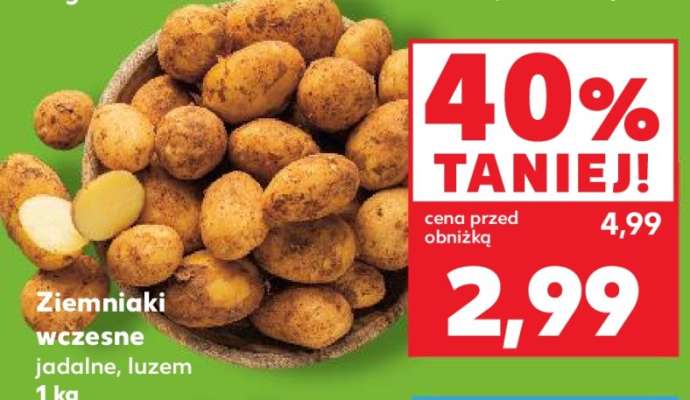 Ziemniaki wczesne jadalne, luzem 1 kg