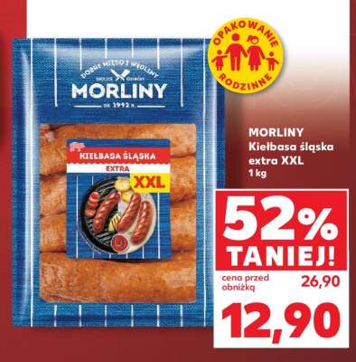 MORLINY Kiełbasa śląska extra XXL 1kg