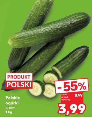 Polskie ogórki, luzem 1 kg