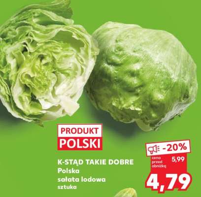 Polska sałata lodowa sztuka