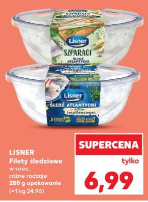 LISNER Filety śledziowe w sosie, różne rodzaje