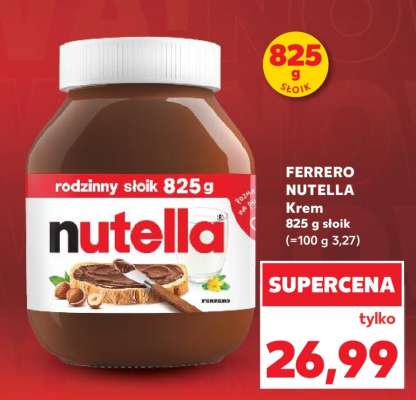 FERRERO NUTELLA Krem 825 g słoik