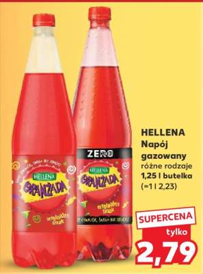 HELLENA Napój gazowany różne rodzaje 1,25 l butelka