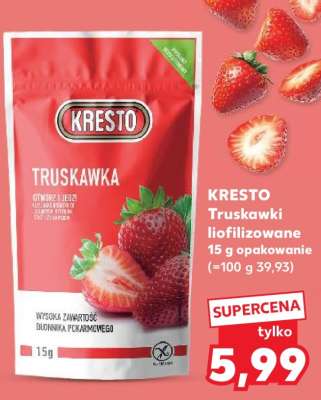 KRESTO Truskawki liofilizowane