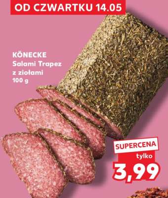 KÖNECKE Salami Trapez z ziołami 100 g