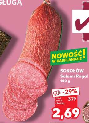 SOKOŁÓW Salami Rogal 100 g