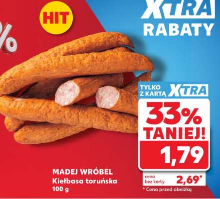 MADEJ WRÓBEL Kiełbasa toruńska 100 g