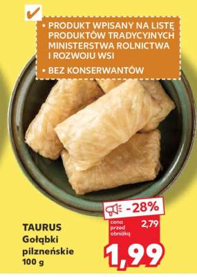 TAURUS Gołąbki pilzneńskie 100 g