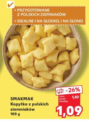 SMAKMAK Kopytka z polskich ziemniaków 100 g