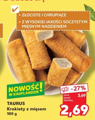 TAURUS Krokiety z mięsem 100 g