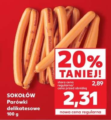 SOKOŁÓW Parówki delikatesowe 100 g