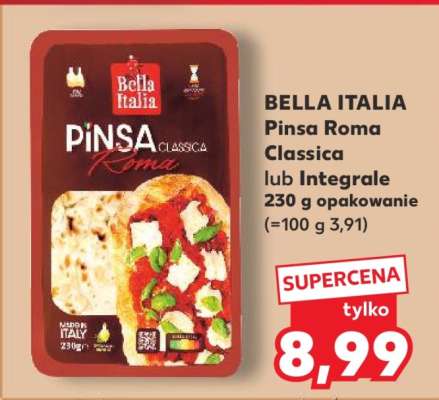 BELLA ITALIA Pinsa Roma Classica lub Integrale 230 g opakowanie