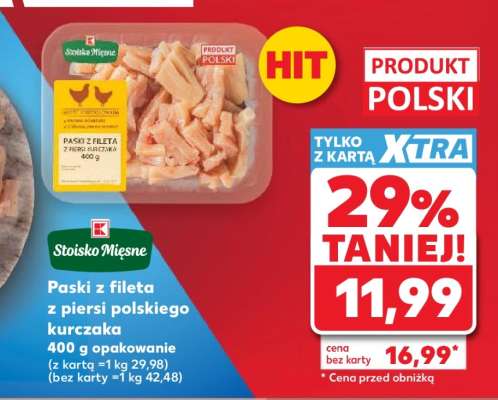 Paski z fileta z piersi polskiego kurczaka