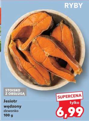 Jesiotr wędzony dzwonko 100 g